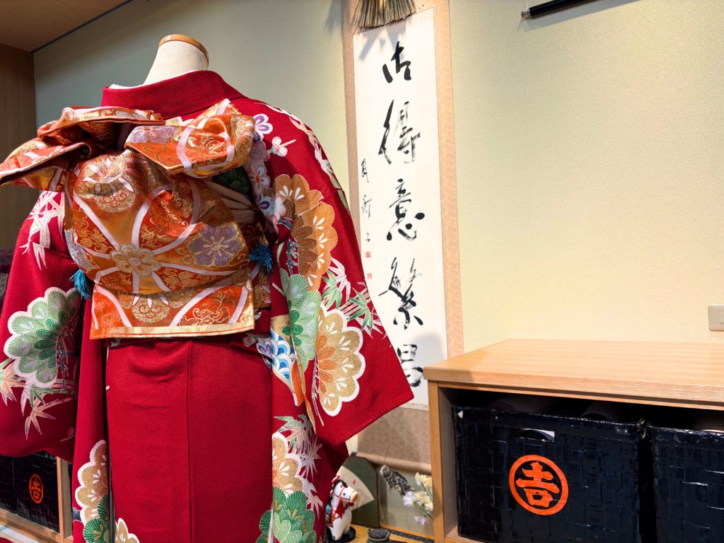 着物写真のアップ