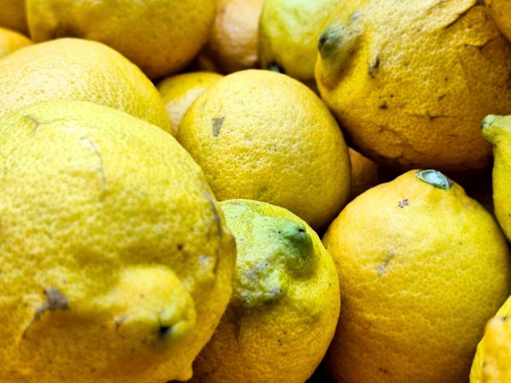 傷んでしまったレモン