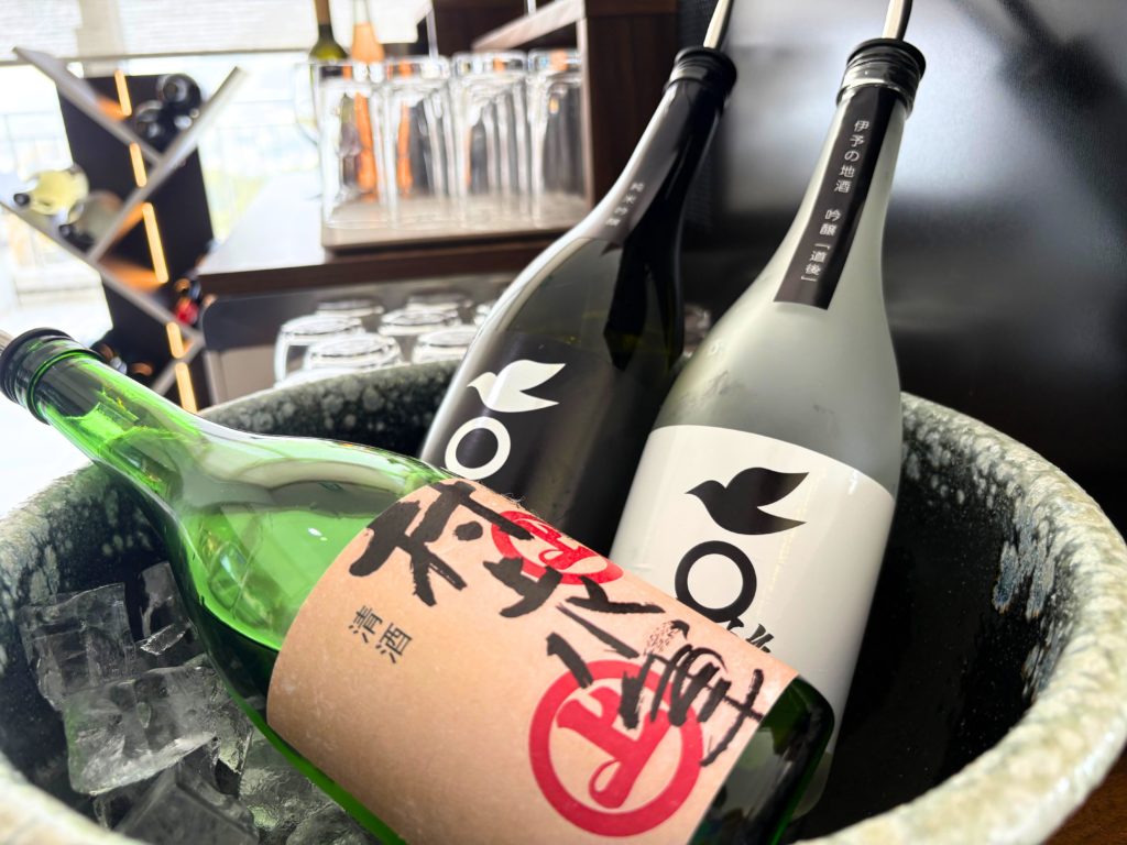 インランド・シー・リゾート・フェスタのレストランに設備された日本酒